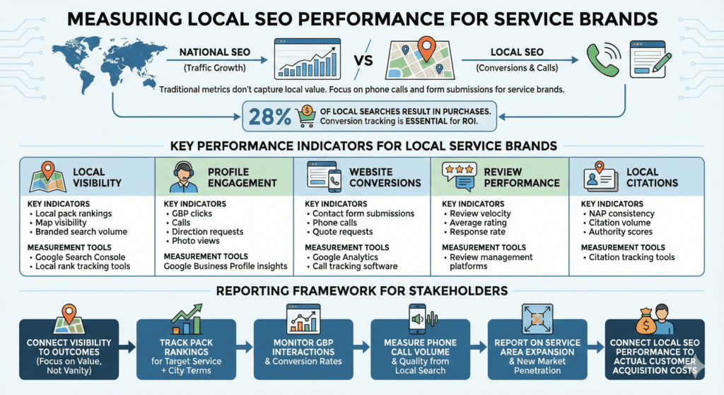 Measuring Local SEO Performance for Service Brands