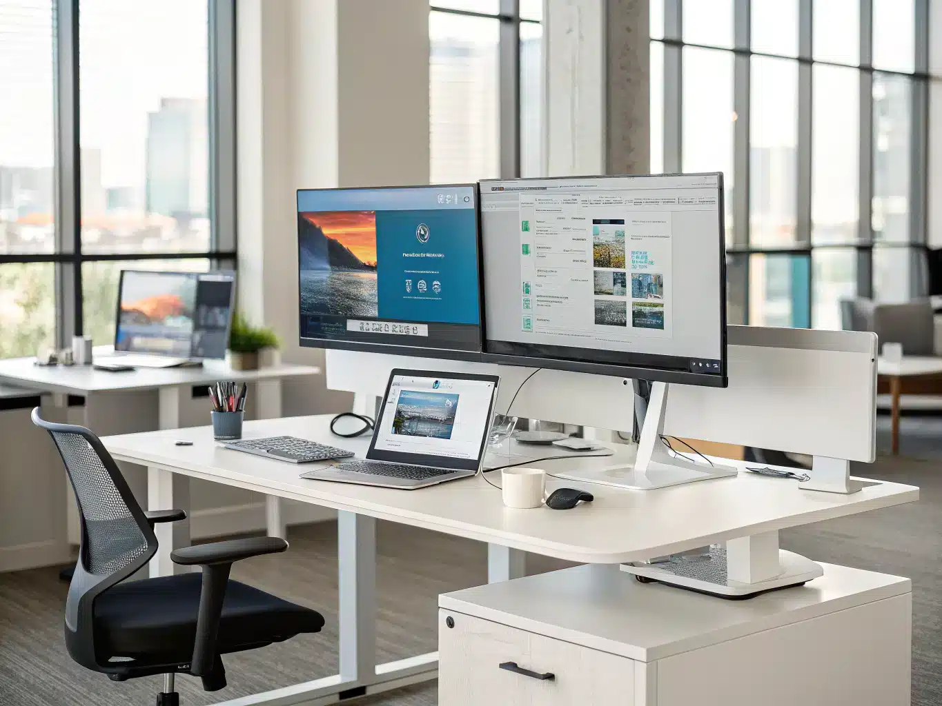 A scene representing Strategic Content Architecture Through Topic Clusters.