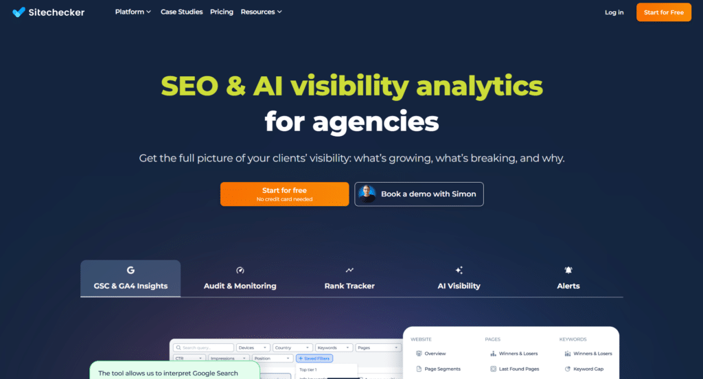 Sitechecker Homepage