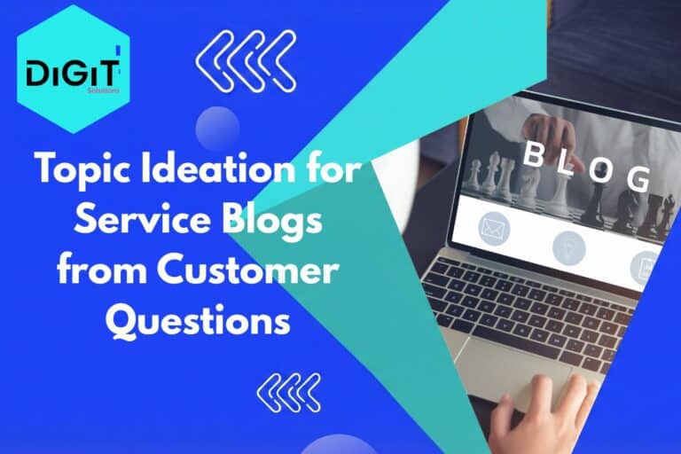 Topic Ideation for Service Blogs from Customer Questions