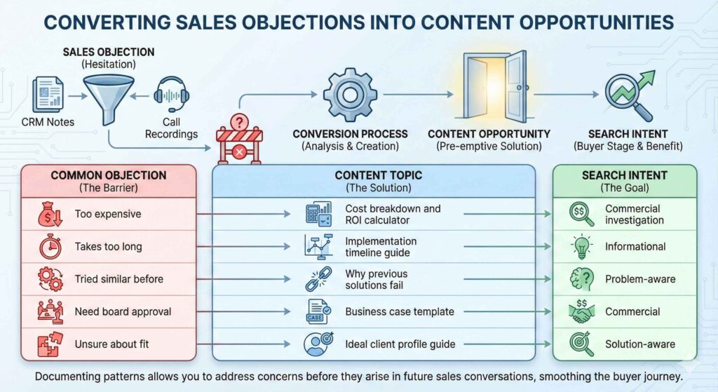 Converting Objections Into Content Opportunities