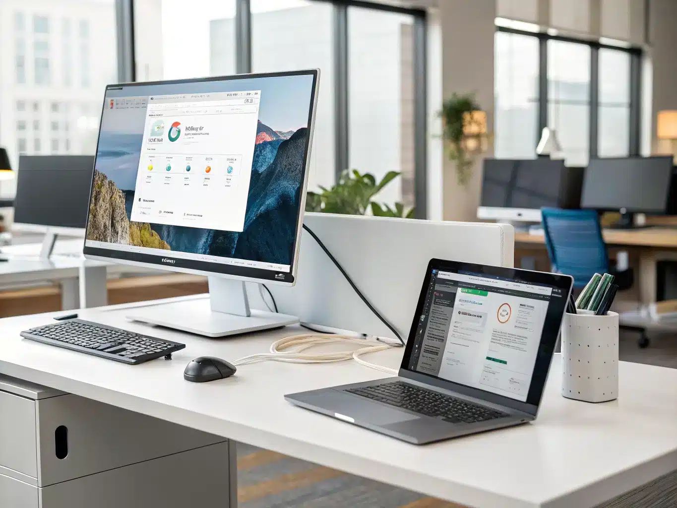 A scene representing Google Search Console Integration and Setup.