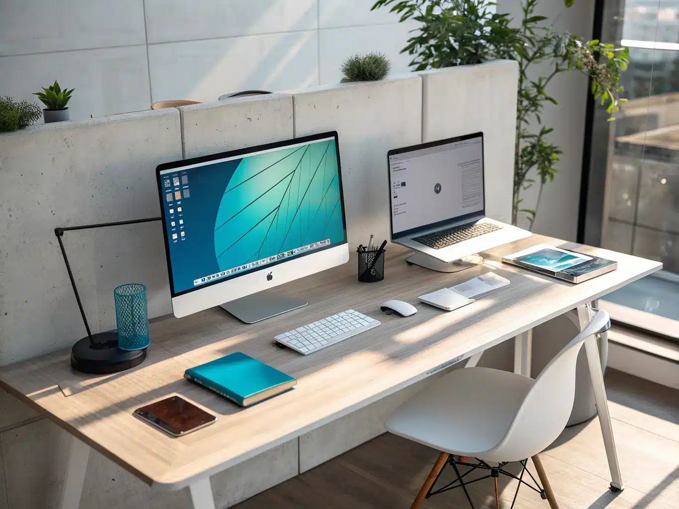 A scene representing Individual Service Pages vs. Service Directory Approach.