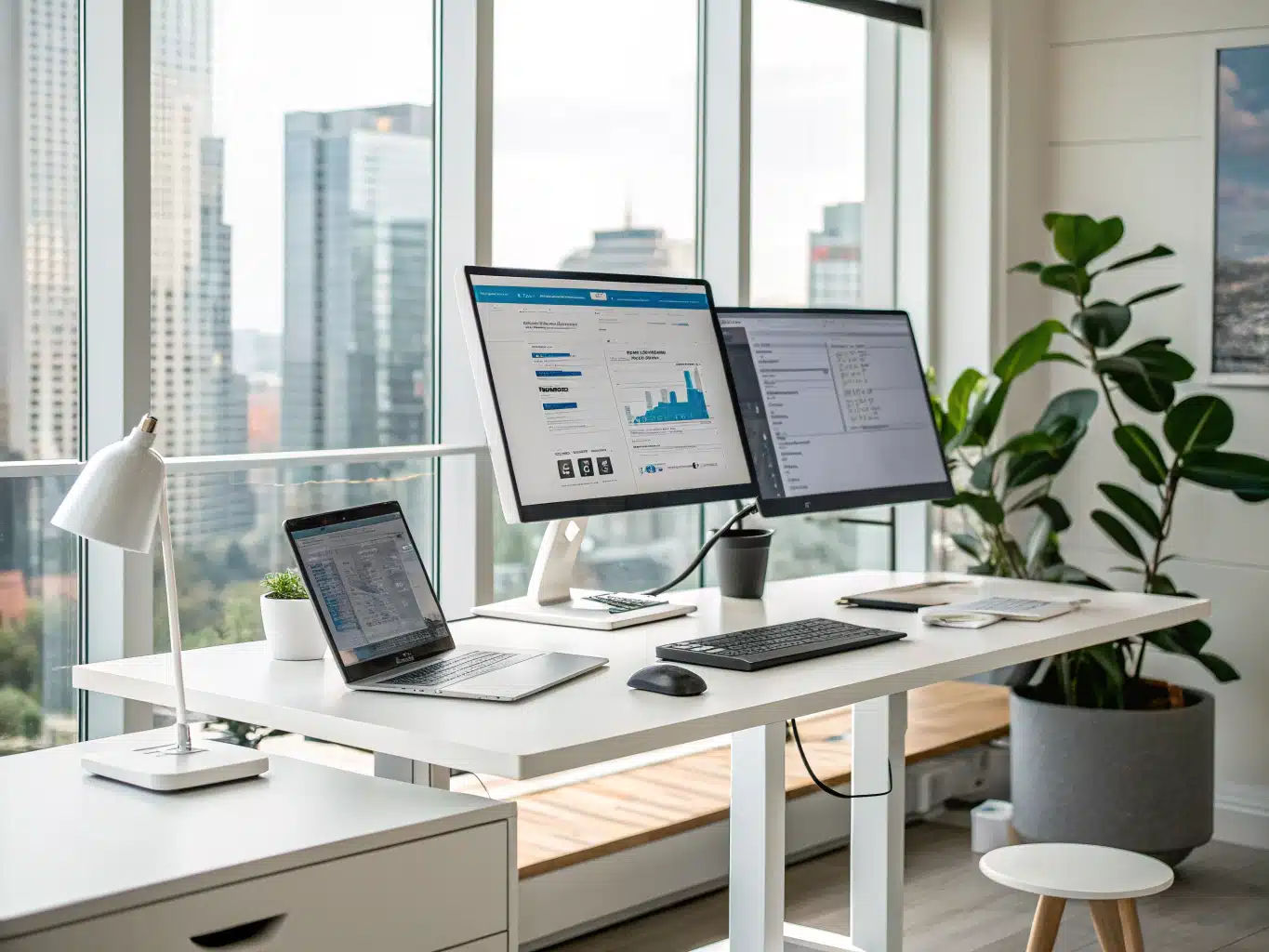 A scene representing Technical SEO Audits and Site Health.