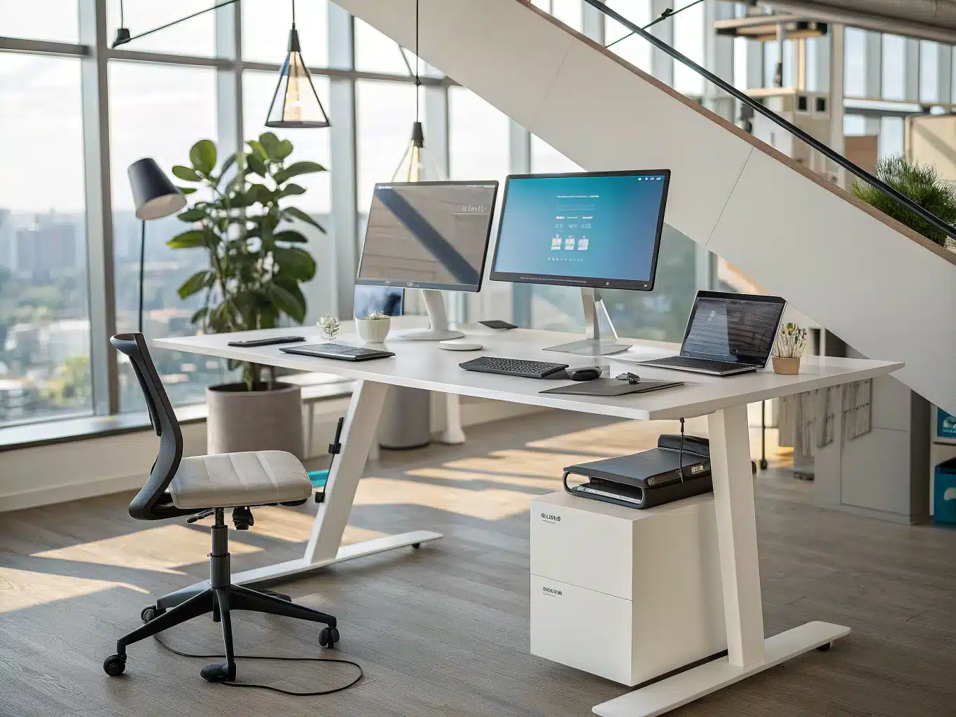 A scene representing The Inverted Pyramid Style.