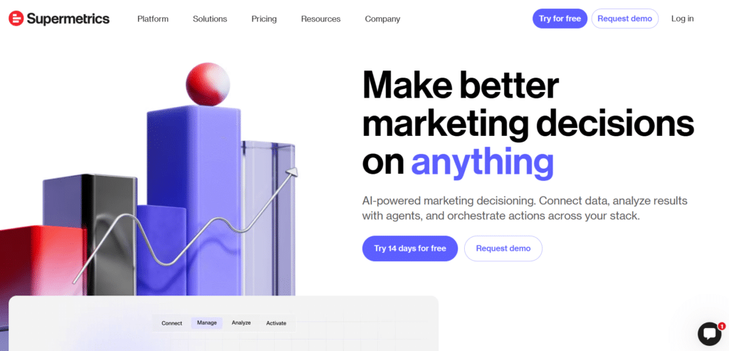 Supermetrics Homepage