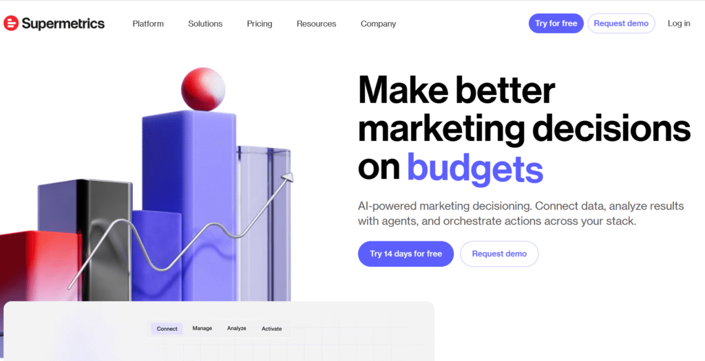 Supermetrics Homepage